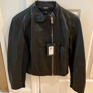 Lamarque Kaila Leather Jacket Black runs small